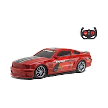 Ölçek 1/16 Uzaktan Kumandalı Spor Araba Mustang Kırmızı