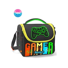 Minosso Gamer Desenli Erkek Çocuk Thermo Beslenme Çantası 3009 Kırmızı
