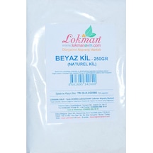 Lokmanavm Beyaz Kil 250 Gr Doğal Saf Toz Mini Maskesi Kili Paket