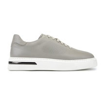 Tamer Tanca Erkek Hakiki Deri Fildişi Sneakers & Spor Ayakkabı 1171 25-245 Erk Ayk Y26 Fıldısı Nappa Beyaz - Gri