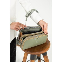 Just Polo Kadın Ayarlanabilir Askılı Su Geçirmez Lüks Omuz Çantası Shoulder Bag Ebat: 16 X 26 Cm Yeşil