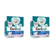 Sanicat Active White Lotus Flower Topkalanan Kedi Kumu 6 L X 2 Adet