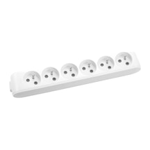 Viko Multi-let 6'lı Grup Priz UPS Topraklı Çocuk Korumalı Klemensli Beyaz - 90110600
