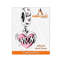 Mom Charm Gümüş Kaplama