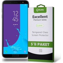 Samsung Uyumlu Galaxy J6 2018 Ekran Koruyucu Cam 5 Adet Ekonomik Paket (541371386) 20 Tl Fark Ile Apple  iPhone Hızlı Şarj Kablosu