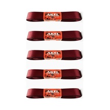 Akel Dar Dokuma Bordo Saten Kurdele - 3 Cm. X 10 Metre - 5 Adet Tüm Yaşlar