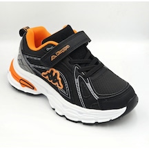 Kappa Kp-4061f Siyah Turuncu Erkek Çocuk Sneaker Spor Ayakkabı