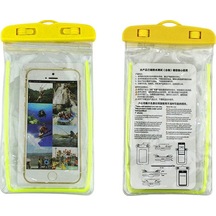 Sea Horse Su Geçirmez Telefon Kılıfı Kilitli Sarı