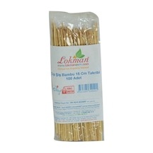 Çöp Şiş Bambu Şişleri 15 Cm Takribi 100 Adet 1 Paket