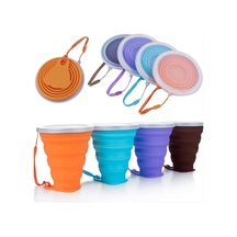 Elmpaly Katlabilir Silikon Seyahat Bardağı 270ml Gri Kamp Ve Doğa Yürüyüşü