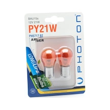 Photon Ampul Py21w 12v Amber Şaşi Tirnak 2'li Blister Minyatür Pht Ph5717 B2