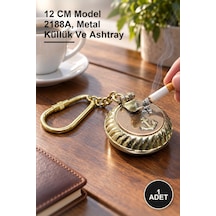 1 Adet Pirinç Küllük 12 Cm Model 2188a, Metal Küllük Ve Ashtray