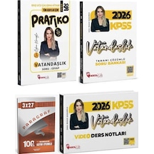 Anla Kazan + Hoca Kafası 2026 Kpss Vatandaşlık Pratiko + Soru Bankası + Video Ders + Paragraf Deneme 4 Lü Set