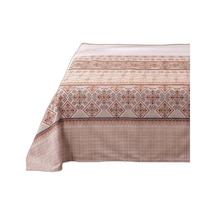 Vizon Etnik Desenli Çift Kişilik Baskılı Pike & Yatak Örtüsü 200x230 Cm Diğer