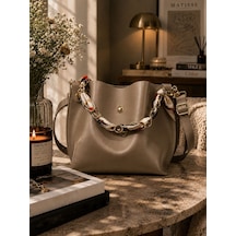 Housebags Elite Carryall New Trend El Ve Omuz Çantası Vizon