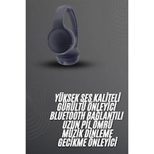 Kablosuz Bluetooth Kulaklık Kulak Üstü Ayarlanabilir Uzun Ömürlü -