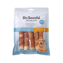 Dr.sacchi Premium Tavuk Sargılı Genişletilmiş Rulo Tahılsız Köpek Ödülü 5 25 Gr 5'li
