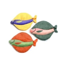 Glofish Peluş Kedi Oyuncağı 19x14 Cm Açık Bej