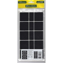 Pacific 6040 Bl Yapışkanlı Keçe 40 Mm X 40 Mm Siyah - Elwm-285053