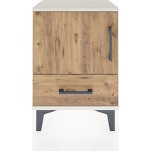 Arges Komodin 2 Raflı Tek Kapaklı 44x30x64 Aytaşı-çam Aytaşı