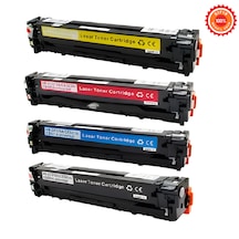 Drl Premium Cb540a / 116 Set Siyah Mavi Sarı Kırmızı  Uyumlu Toner - Hp Cp1215 Cp1515 Canon Uyumlu