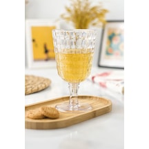 Allegra Şeffaf 6'li Kadeh Bardak Seti 450 Ml Akrilik Malzeme Ayaklı Kırılmaya Dayanıklı Çok Renkli