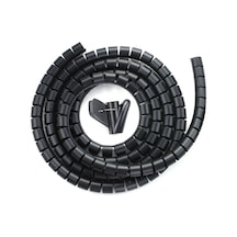 Samdoo Kablo Düzenleyici Tüp - 1.5/2 Metre Pe Malzeme İle Ev Ve Ofis Kablolarını Toplama