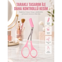 Mini Taraklı Kaş Düzeltici Hassas Şekillendirme Ve Taşınabilir Tasarım - Lisinya Pembe