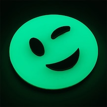 Emoji , Fosforlu Emojiler ( Karanlıkta Parlar ) Duvar Süsü 6,5 Cm (396171113)