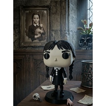 Funko Pop Wednesday Addams Figür 10 Cm Koleksiyonluk Standlı Masaüstü Dekoratif Biblo Oda Dekoru