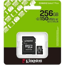 256 Gb Kıngston Canvas Select Plus Mıcro Sd Card Cl10 Sdcs3/256gb
