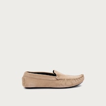 Sand Beige Oxford / Klasik Erkek 12b0 Frau Velour Leather Bej