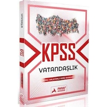 Paraf Akademi Kpss Vatandaşlık Konu Anlatımlı Soru Bankası Paraf Akademi Yayınları