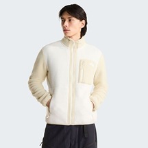 The North Face M Yumiori Full Zip Erkek Polar-34141 Beyaz
