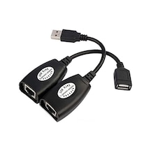 Usb2.0 Rj45 Extender Uzatma Kablosu Cat5-cat6 Uzatıcı Standart