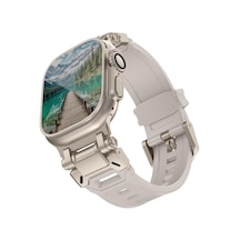 Watch 45mm 44mm 42mm 49mm Uyumlu Kordon Hiron Premium Metal Aparatlı Kopma Karşıtı Kordon Spor Rahatsız Etmeyen Apple Watch Ultra 2/1 9 8 Se 7 6 5 4 3 2 1 Serisi Uyumlu Kordon Çok Renkli