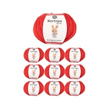 10 Adet Amigurumi El Örgü İpi 50gr 1170 Çok Renkli