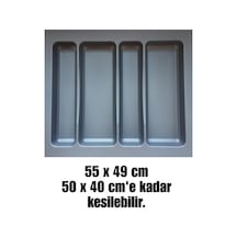55/49 Cm Cekmece Içi Kepçelik Grı 50/40 Cm Kadar Kesılebıır Gri