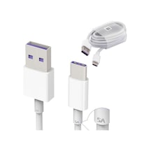 Beyaz Type-C Şarj Ve Data Kablosu