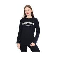 Kadın Sweatshirt - Şerit Garnili 0155mvng 001