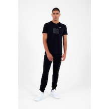 Erkek Lacivert Spor Slimfit Nefes Alabilen 2 İplik Kumaş 4 Mevsim Eşofman Altı-4426-laci Lacivert