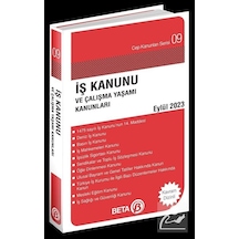 İş Kanunu Ve Çalışma Yaşamı Kanunları Eylül 2023 / Av. Celal...