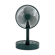 Şarjlı Teleskopik Masaüstü Vantilatör Katlanabilir Taşınabilir Mini Fan