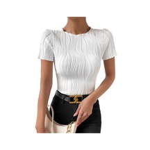 Fablook Şık Kısa Kollu Bluz 398280412 Beyaz