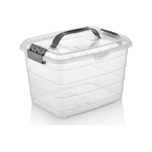 Şeffaf Tetris Kulplu Taşıma Kabı-2 8,5lt - Br1107 92