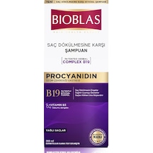 Bioblas Procyanidin Saç Dökülmesine & Yağlanmaya Karşı Şampuan 360 Ml Yeni Ambalaj