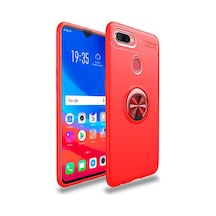 Oppo A12 Kılıf Zore Ravel Silikon Kapak - Kırmızı