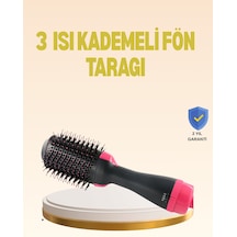 3 Isı Kademeli 1200w Saç Şekillendirme Fırçası. - Lisinya