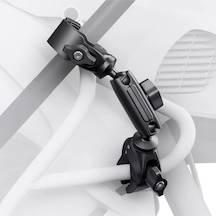 Motosiklet Selfie Çubuğu Destek Kelepçesi Siyah