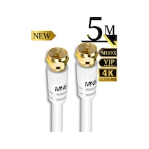 Mn6 M119x 5 Metre Anten Kablosu/hazır Altın Uç F Konnektör-4k/çanak Anten Kablosu-rg6 U6 Anten Kablosu